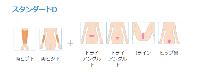 ミュゼ_全身脱毛バリューコース_スタンダードD